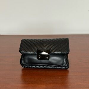 Elegant Black Quilted Women's Bag